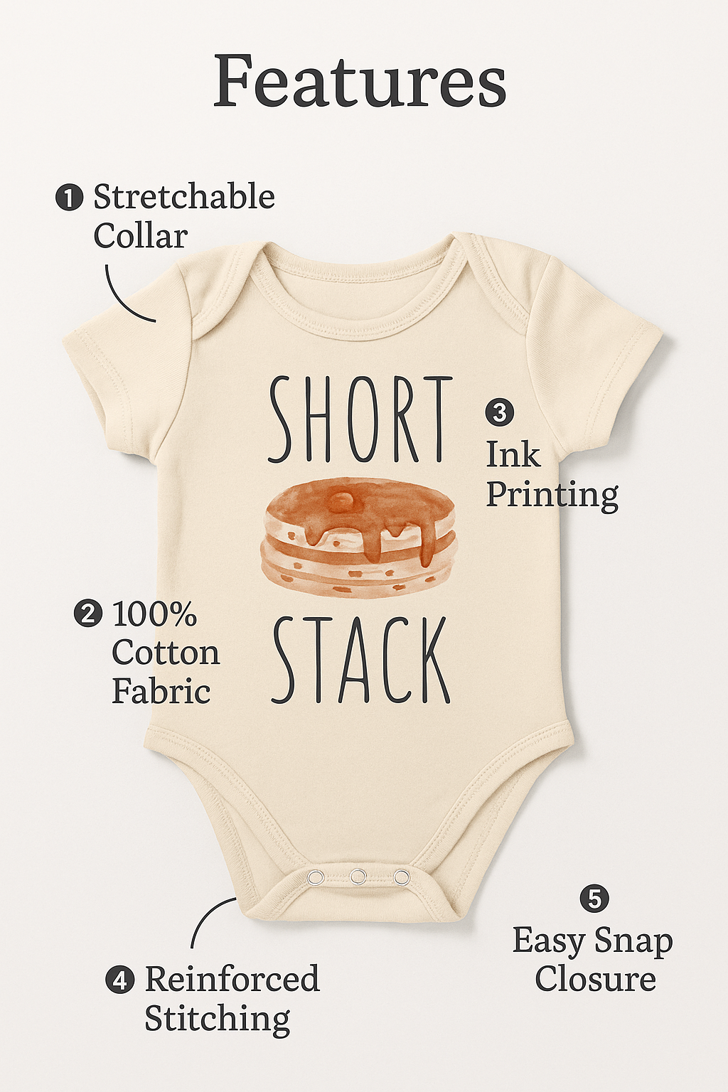 Farmer Farm Tractor Smooth - Baby Boy Girl Clothes Infant Bodysuit Funny Cute Newborn 8