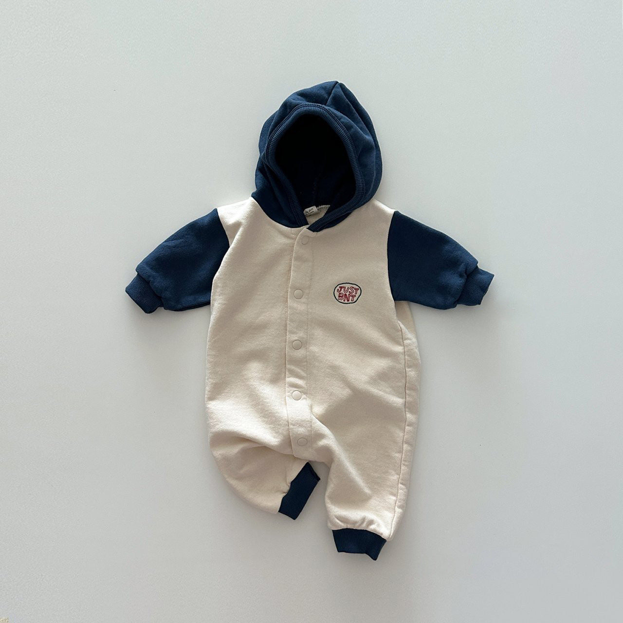 Contrast Color Design Soft Cotton Romper
