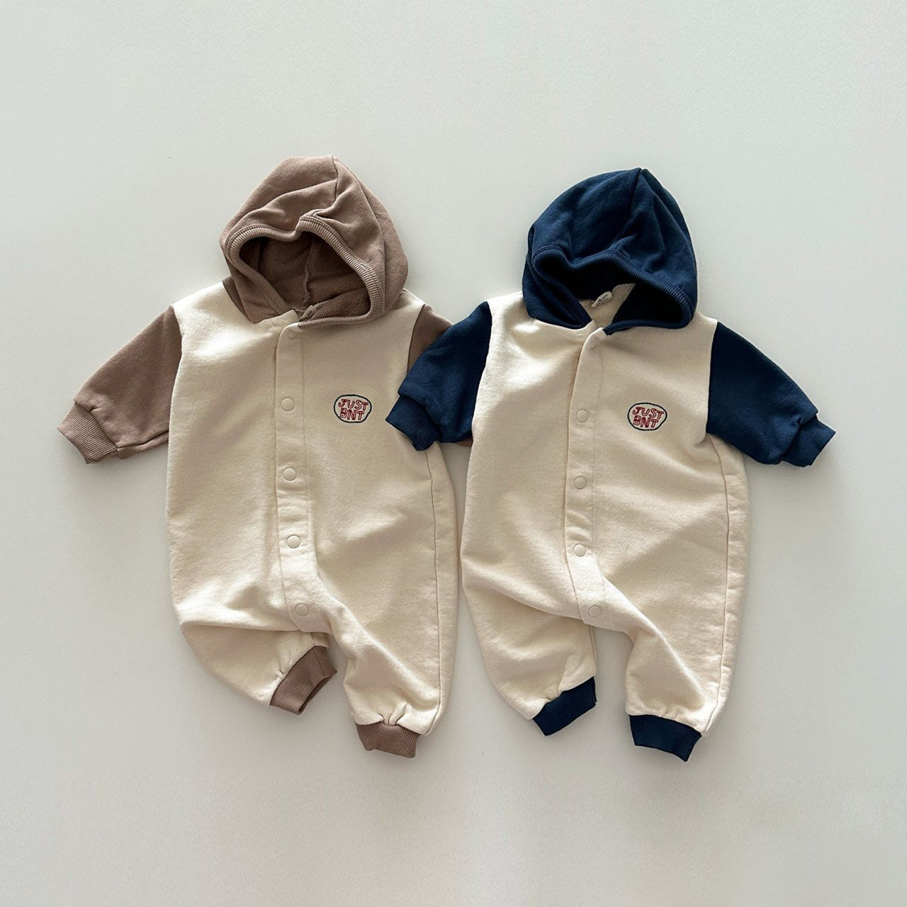 Contrast Color Design Soft Cotton Romper